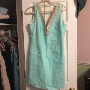 Turquoise Lily Pulitzer dress size 14